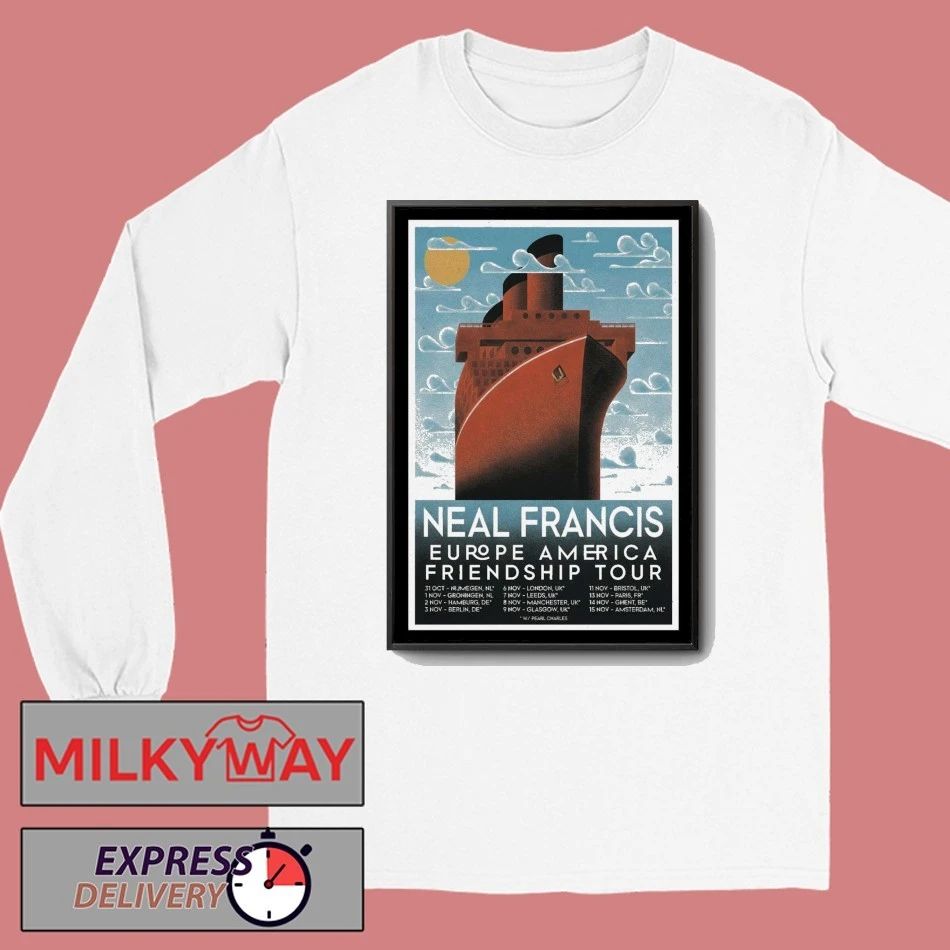 Poster Neal Francis Tour Europe & America 2025 shirt