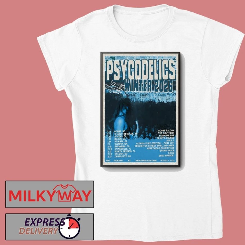 The Psycodelics Tour Winter 26 Poster shirt
