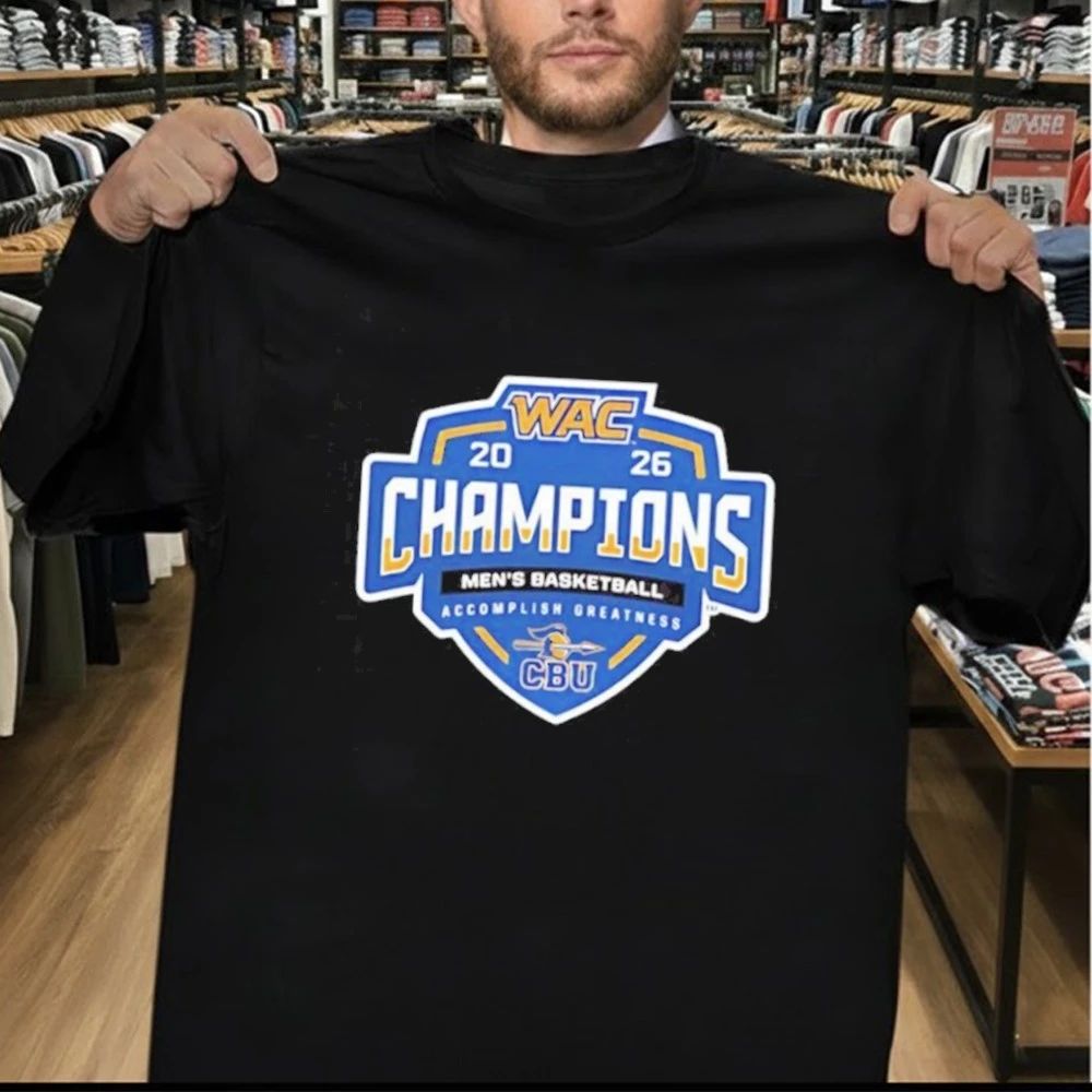 CBU Basketball WAC Champions 2026 Shirt