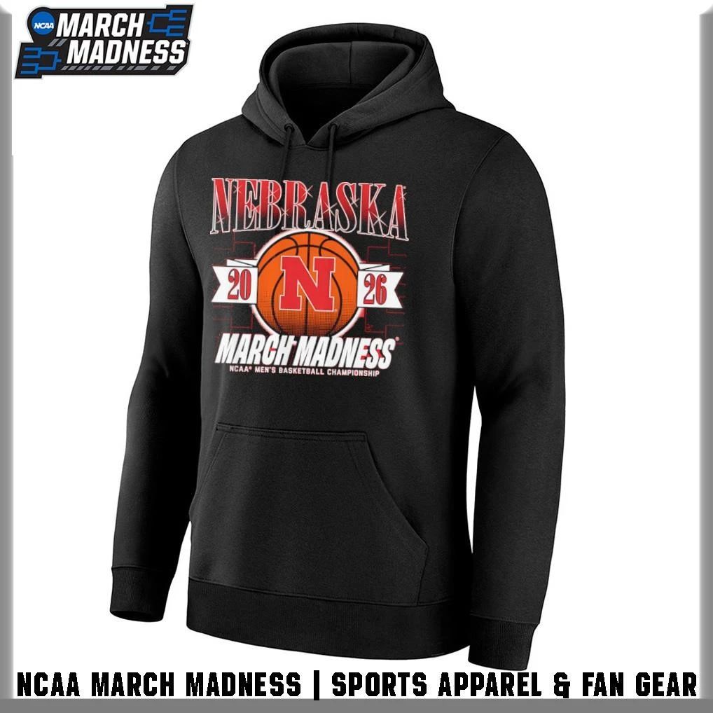 Nebraska Cornhuskers Men’s Basketball 2026 NCAA Division I Championship March Madness Bound T-Shirt