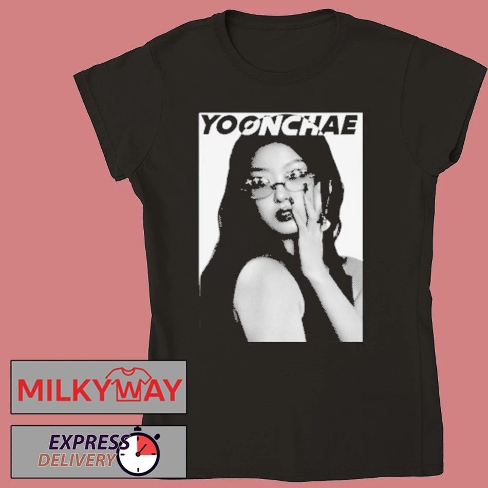 Katseye Yoonchae Black Shirt