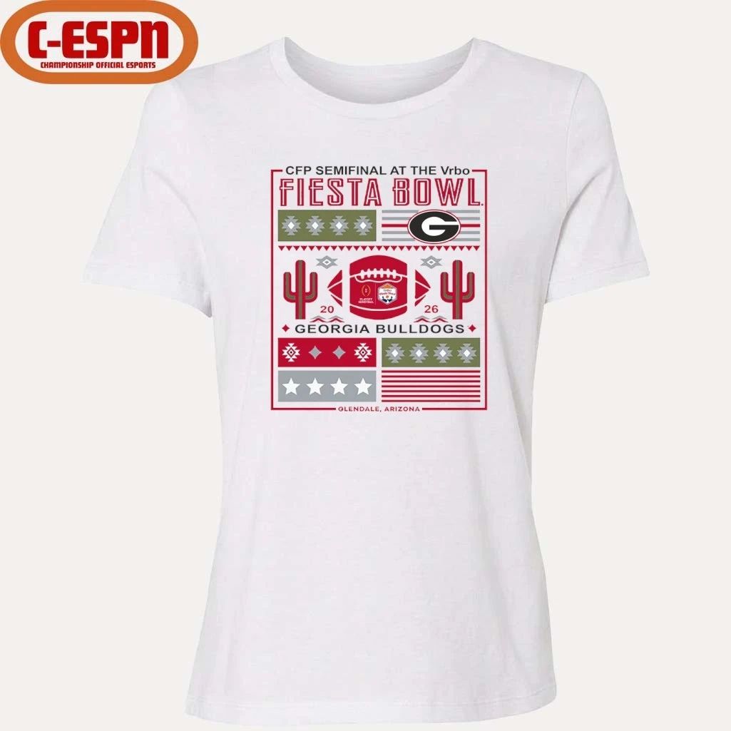 CFP Semifinal Vrbo Fiesta Bowl 2026 Georgia Bulldogs Retro Shirt