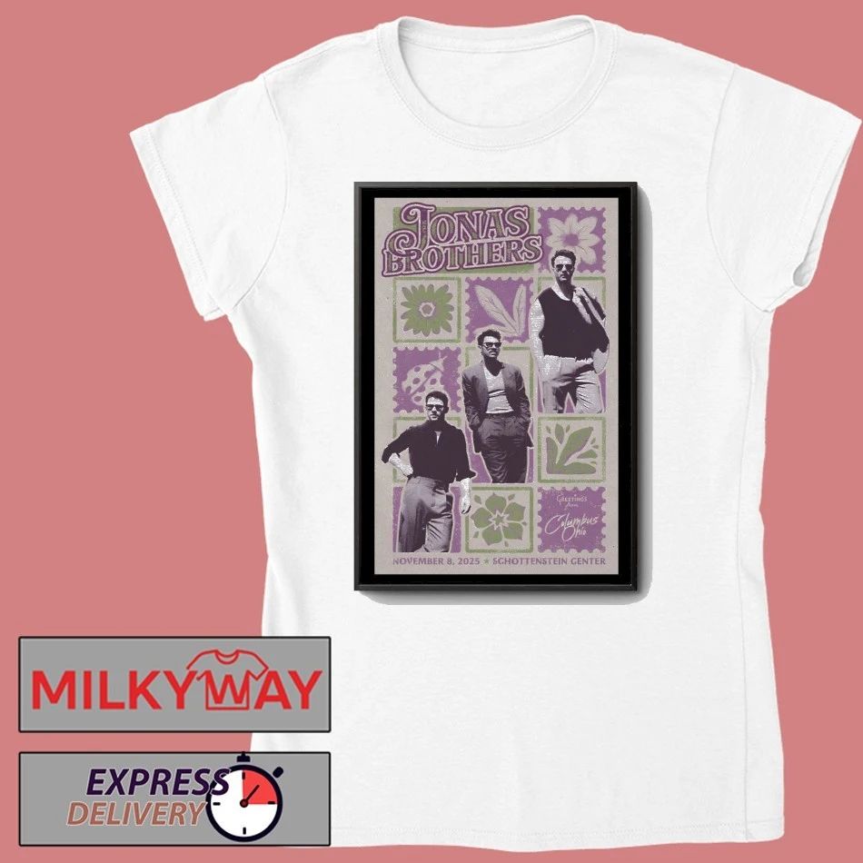 Jonas Brothers Nov 08 2025 Value City Arena, Columbus, OH Poster shirt