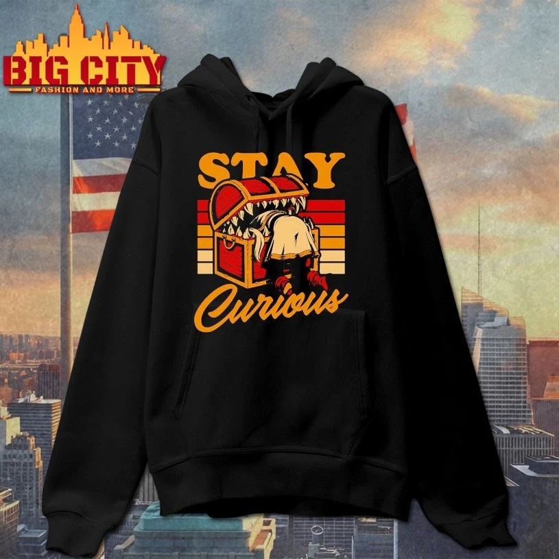Elf Anime Treasure stay curious T-shirt