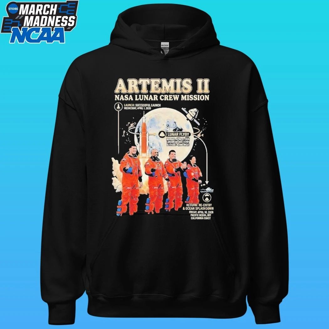 Artemis Ii Nasa Lunar Crew Mission Shirt