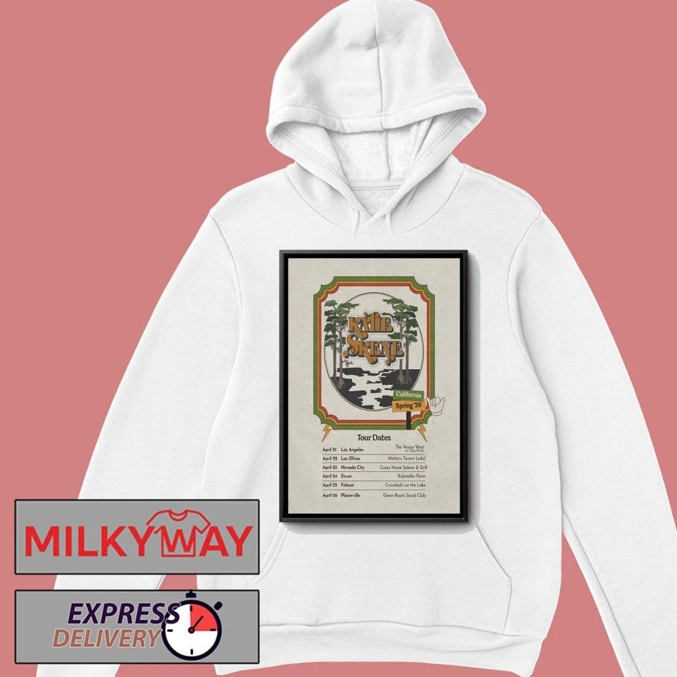 Kalie Skene California Spring 2026 Tour Poster shirt