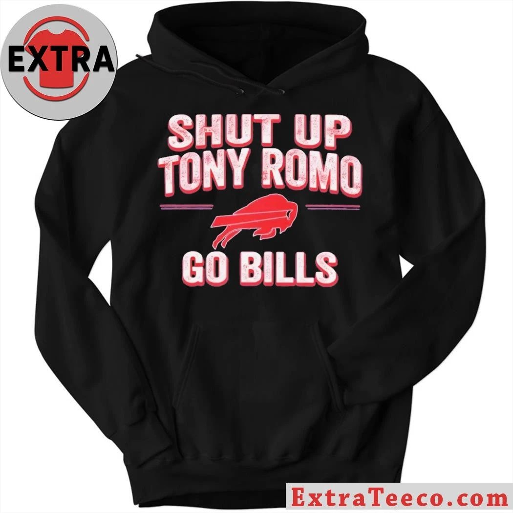 Original Shut Up Tony Romo Go Bills Logo 2026 T-Shirt