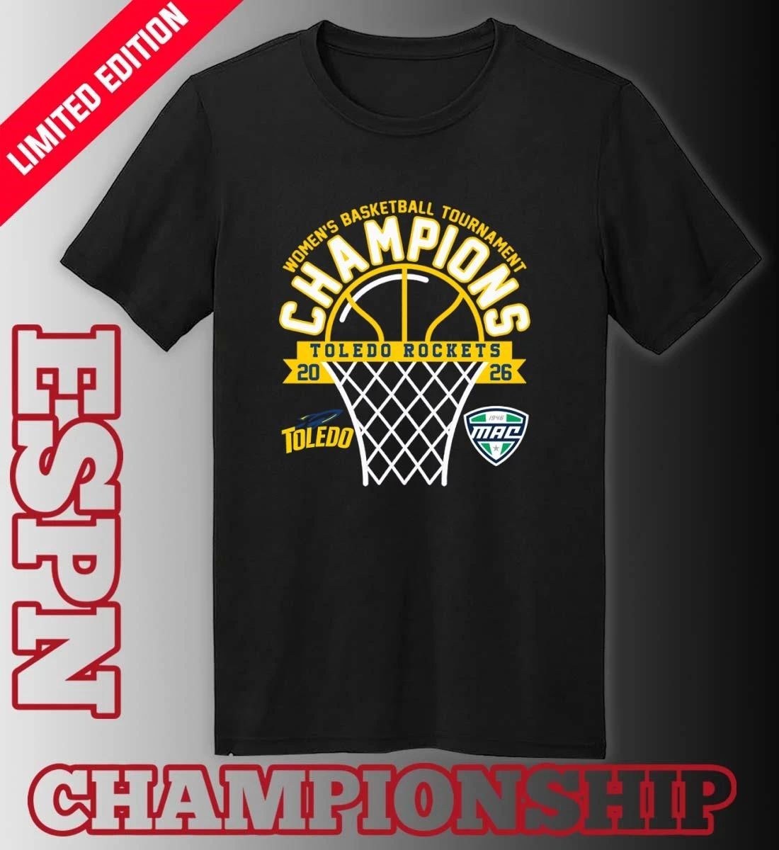 MAC Women’s Basketball Tournament Champions 2026 Toledo Rockets T-Shirt