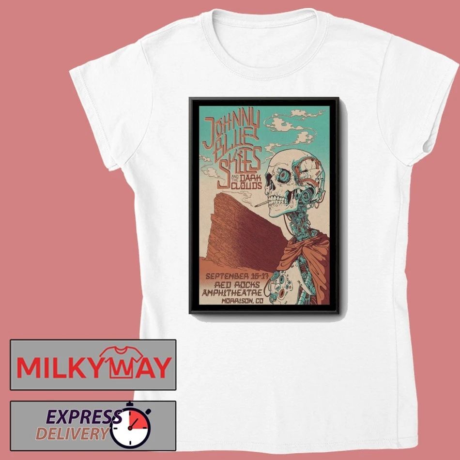 Johnny Blue Skies Concert Red Rocks Morrison, CO September 17, 2025 Poster shirt