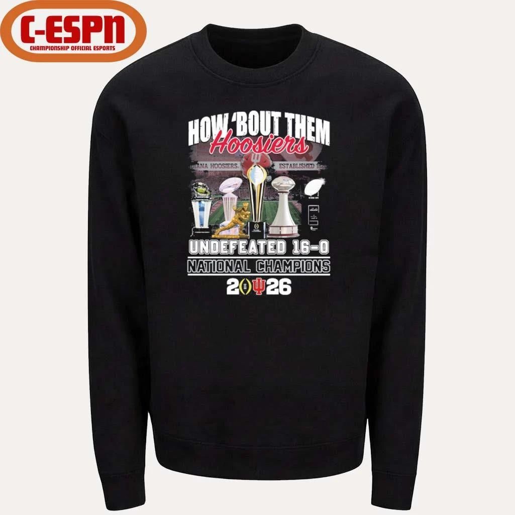 IU Football How ‘Bout Them Hoosiers National Champions Shirt