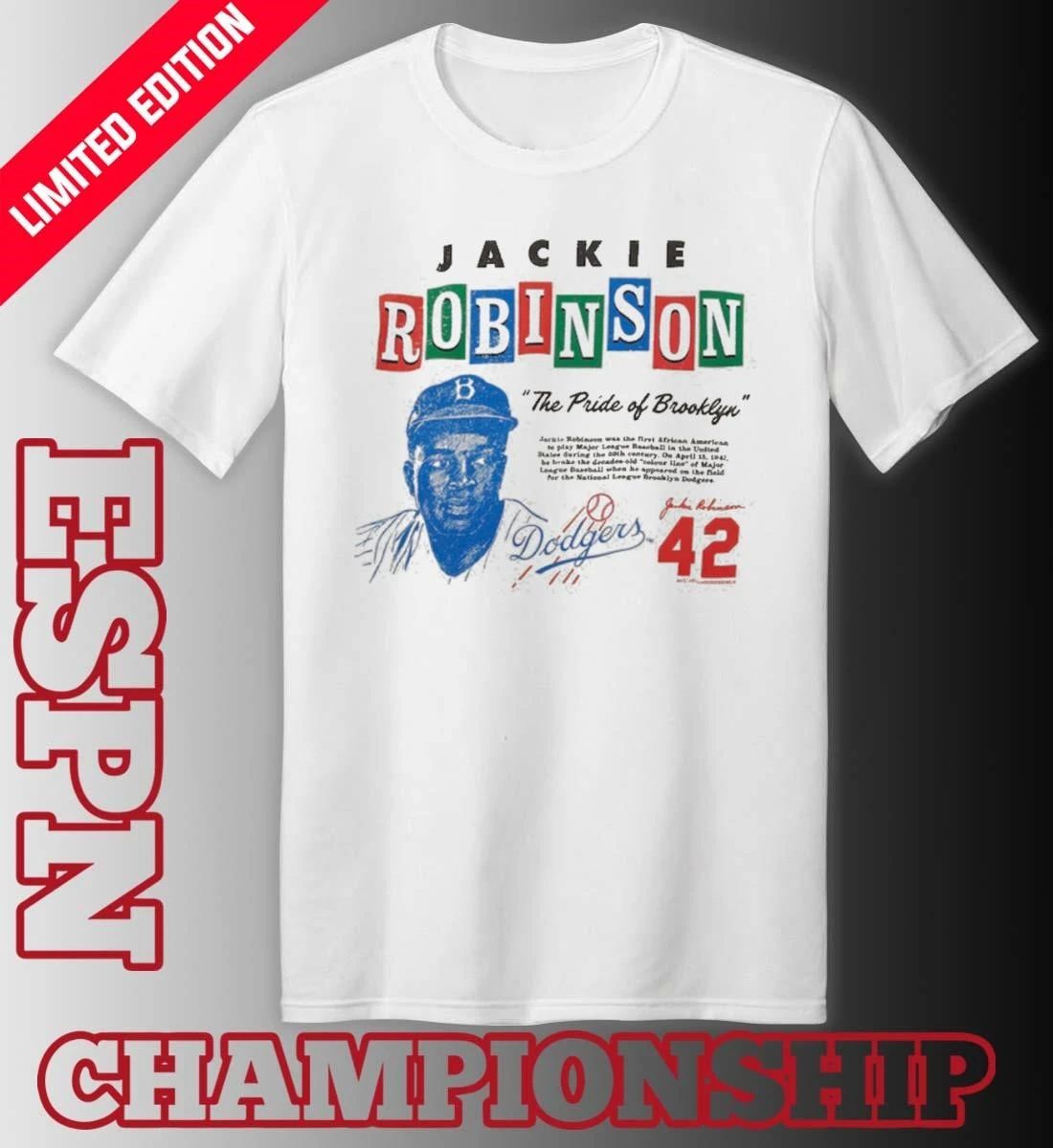 MLB Brooklyn Dodgers Jackie Robinson The Pride Of Brooklyn T-Shirt