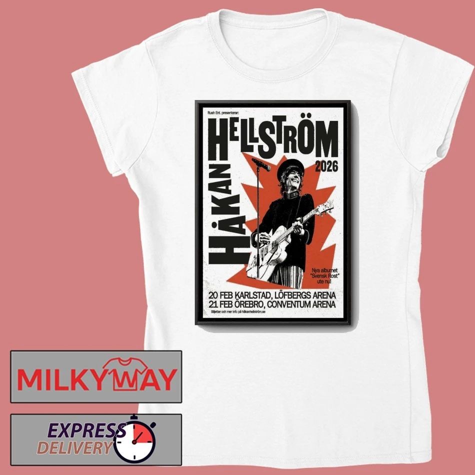 Hakan Hellstrom 2026 Tour Poster shirt