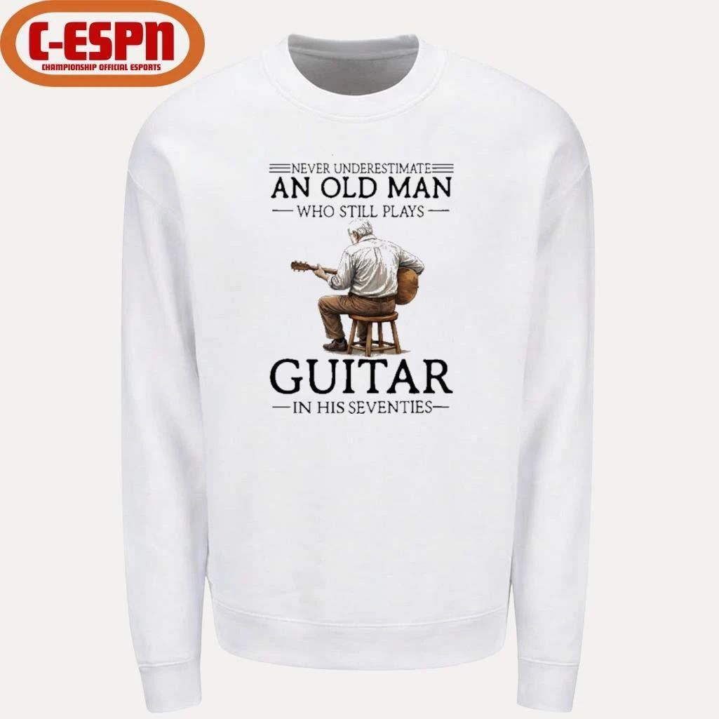 Never Underestimate An Old Man Who Still Plays Guitar In His 70s Shirt