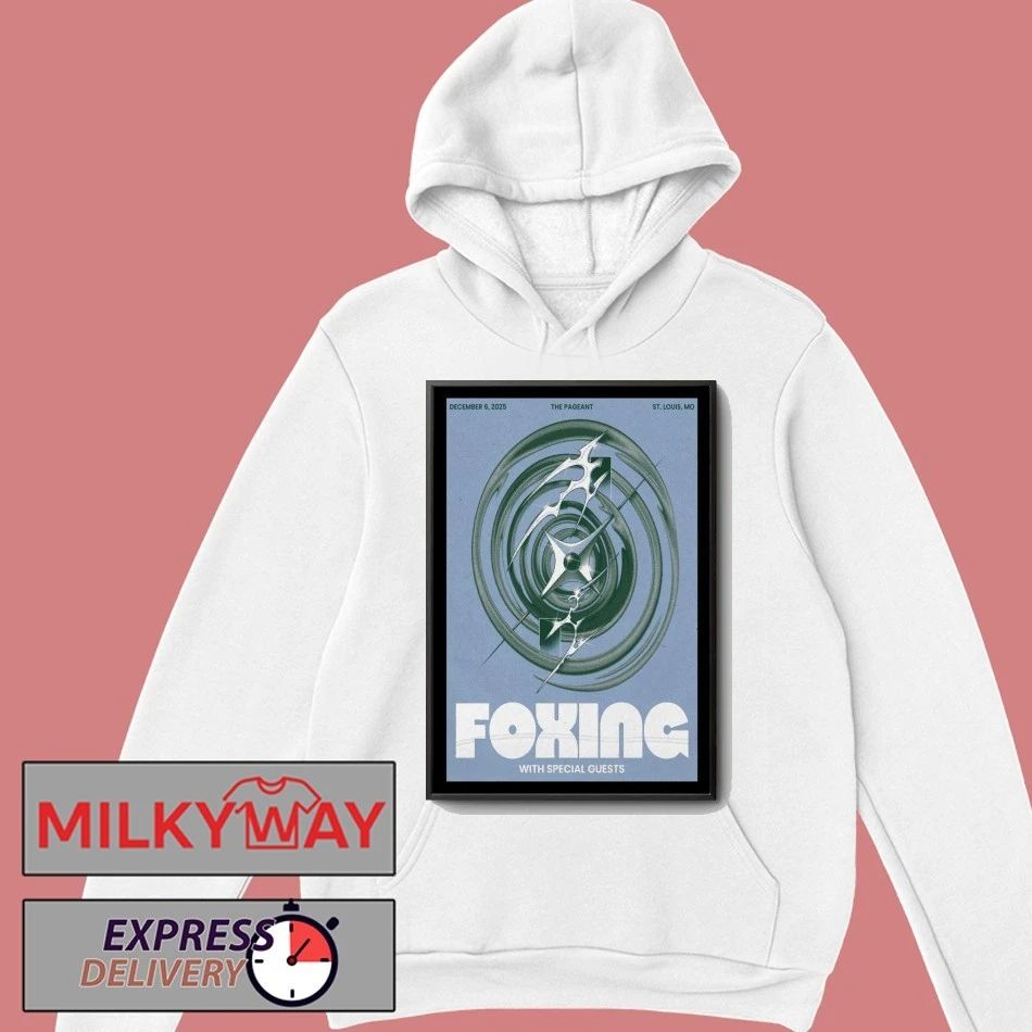 2025 Foxing St. Louis, MO Tour Poster shirt