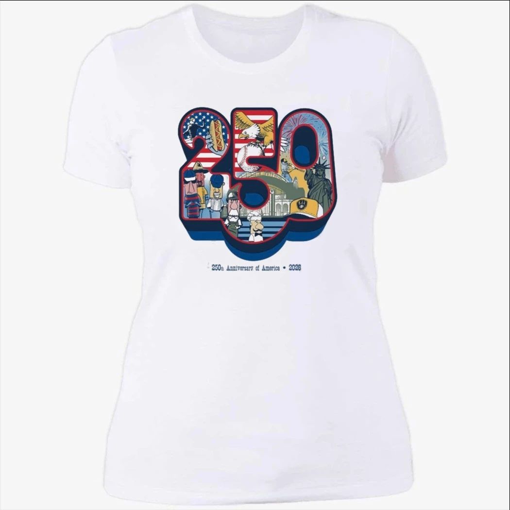 Brewers 250th Anniversary of America 2026 T-Shirt