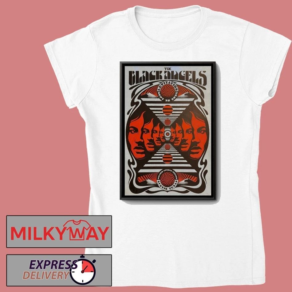 The Black Angels Sept 28 2025 Austin Texas New Poster shirt