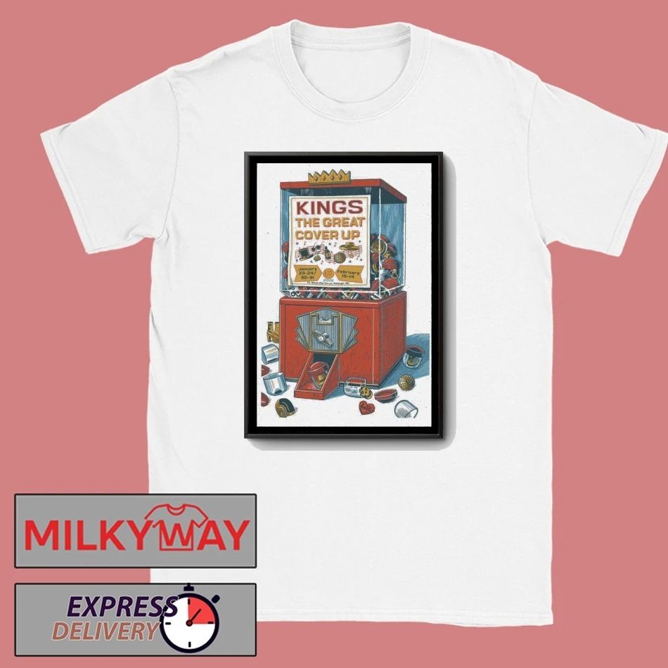 Kings The Great Cover Up Jan 23-31 2026 Poster Raleigh, NC shirt