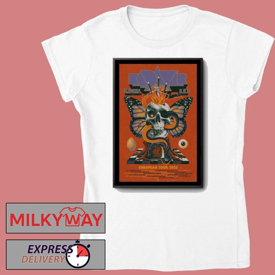Slomosa and ORB 2025 Tour Europe Poster shirt