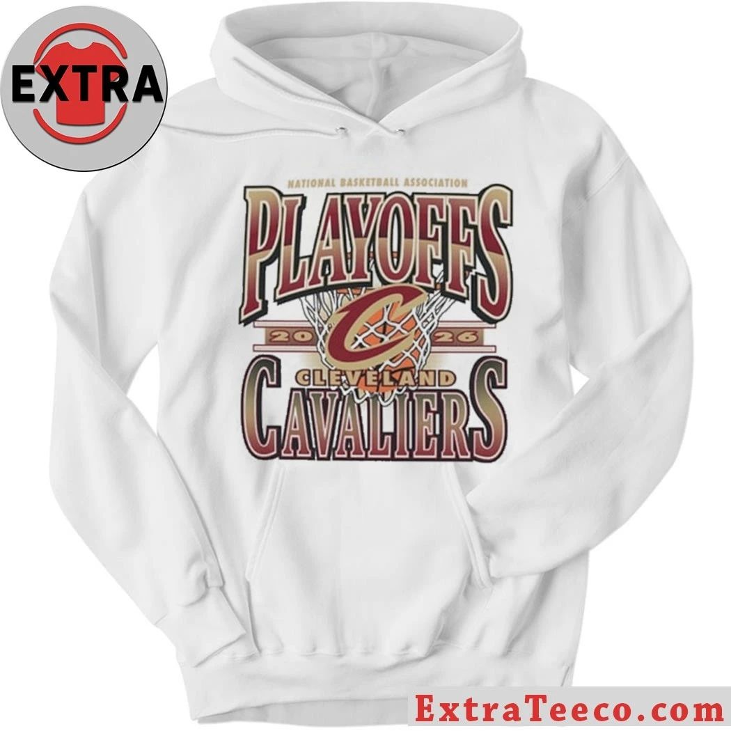 Cleveland Cavaliers White 2026 Playoff Participant Franklin Logo T-Shirt