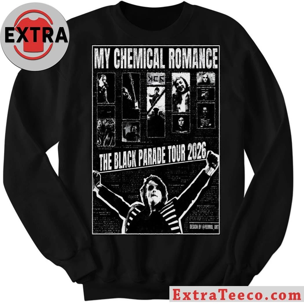 Poster My Chemical Romance The Black Parade Tour 2026 Shirt