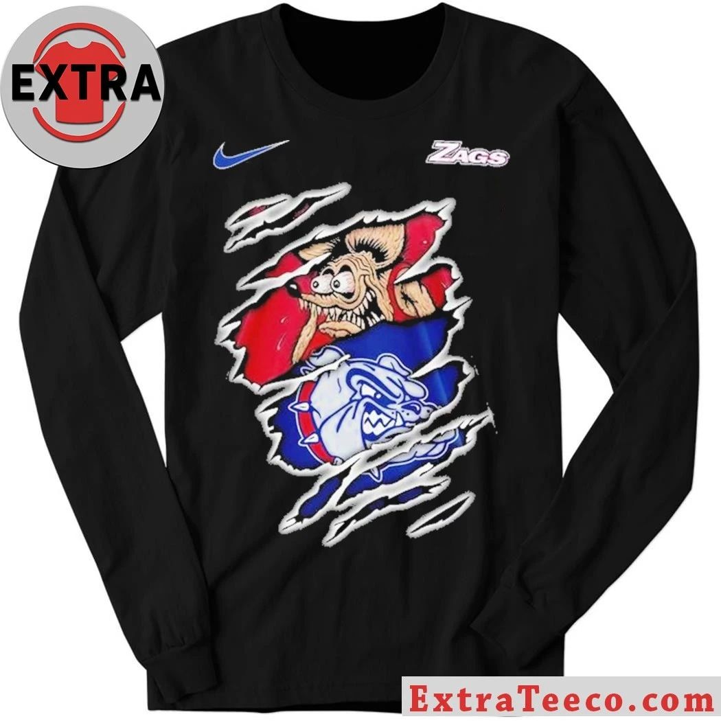 Gonzaga Bulldogs NCAA Varsity Savage Logo T-Shirt