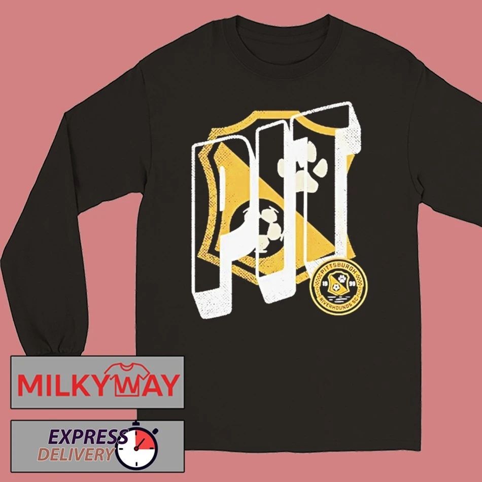 Pittsburgh Riverhounds Sc Wave Bold Logo Shirt
