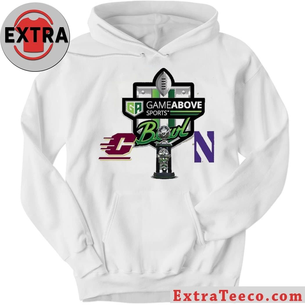 GameAbove Sports Bowl Central Michigan Chippewas Vs Northwestern Wildcats Bowl Season College Football 2025 2026 Logo Shirt