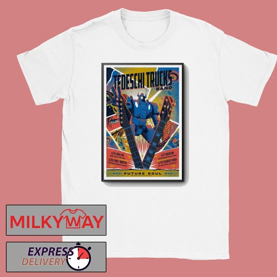 Tedeschi Trucks Band Poster for show in Texas 2026 shirt