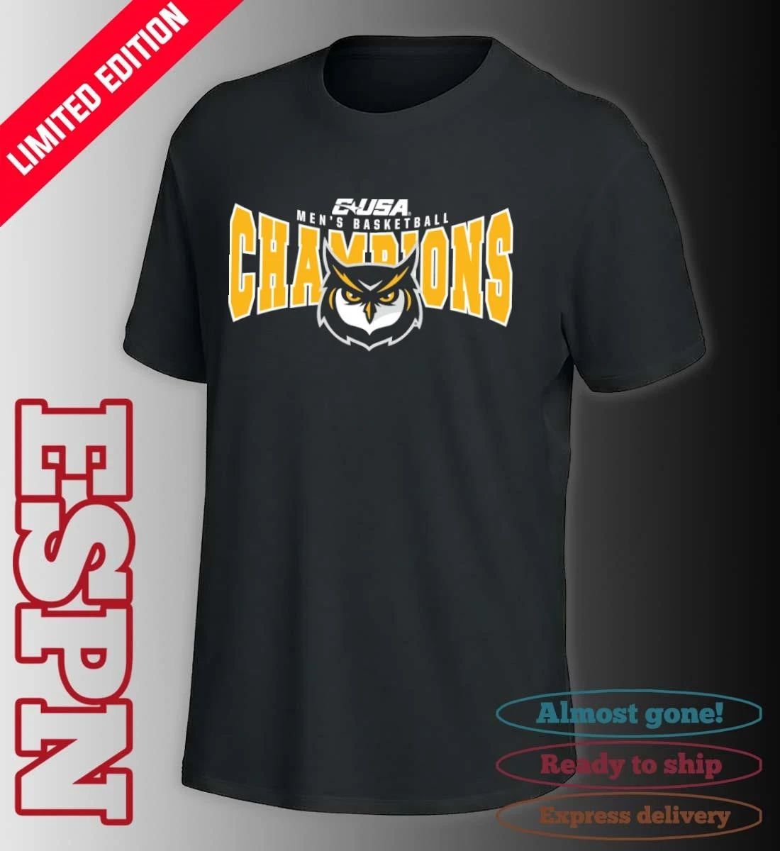 C-USA Men’s Basketball Champions 2026 KSU Owls T-Shirt