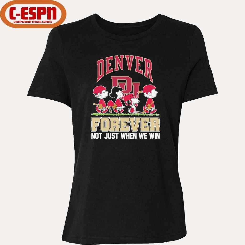 The Peanuts Characters Forever X Denver Pioneers Shirt