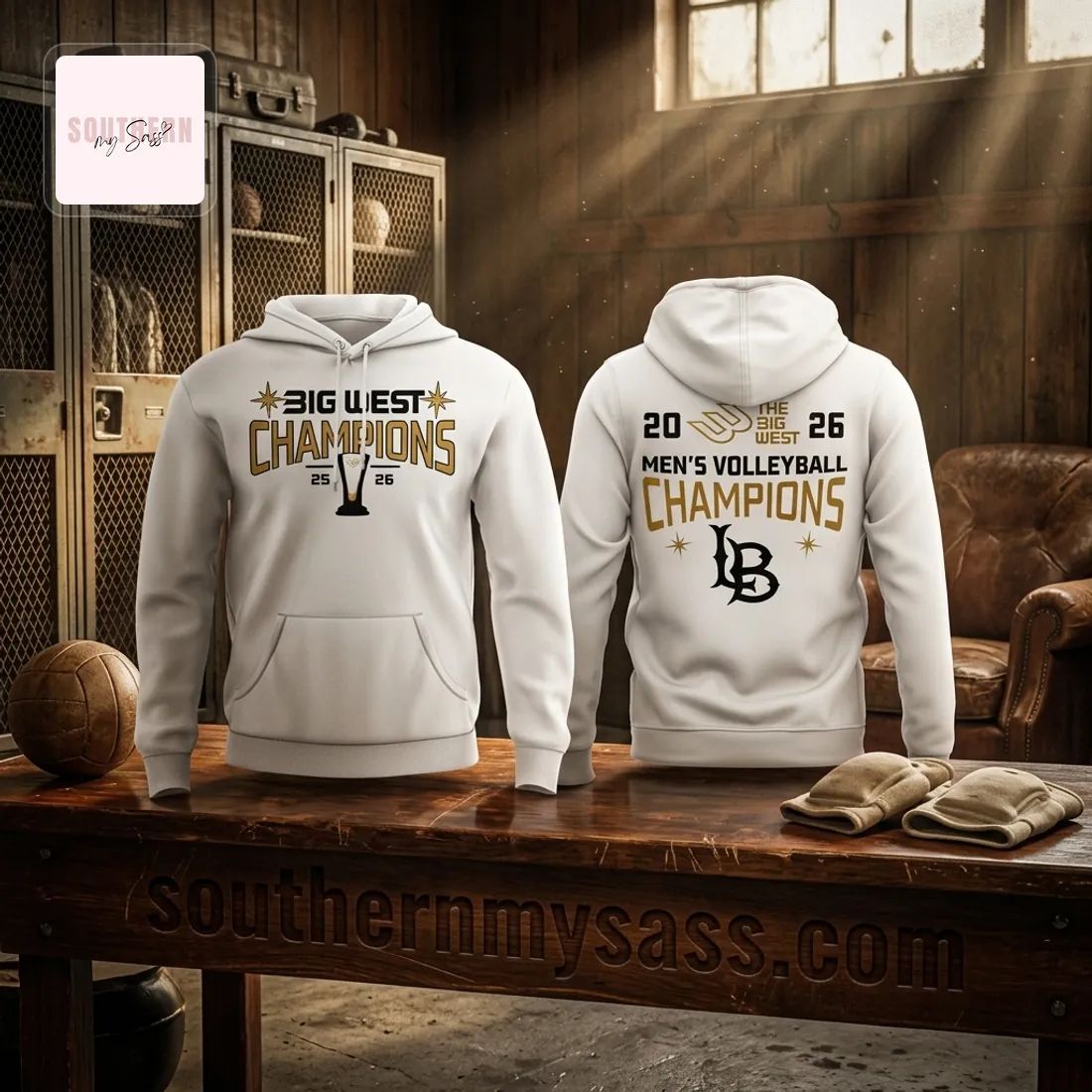 2026 Big West Men’s Volleyball Champions Official Commemorative Hoodie
