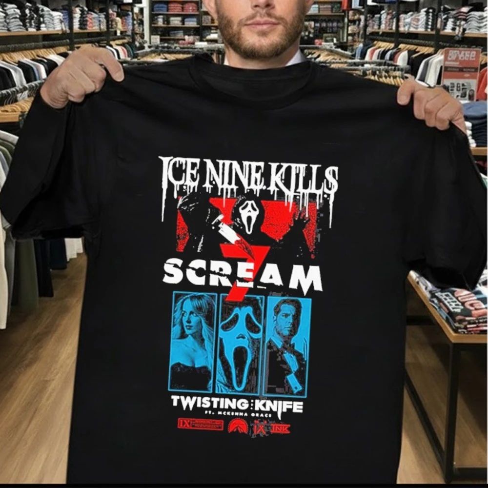 Ice Nine Kills 2026 Curtain Call Twisting Knife Shirt