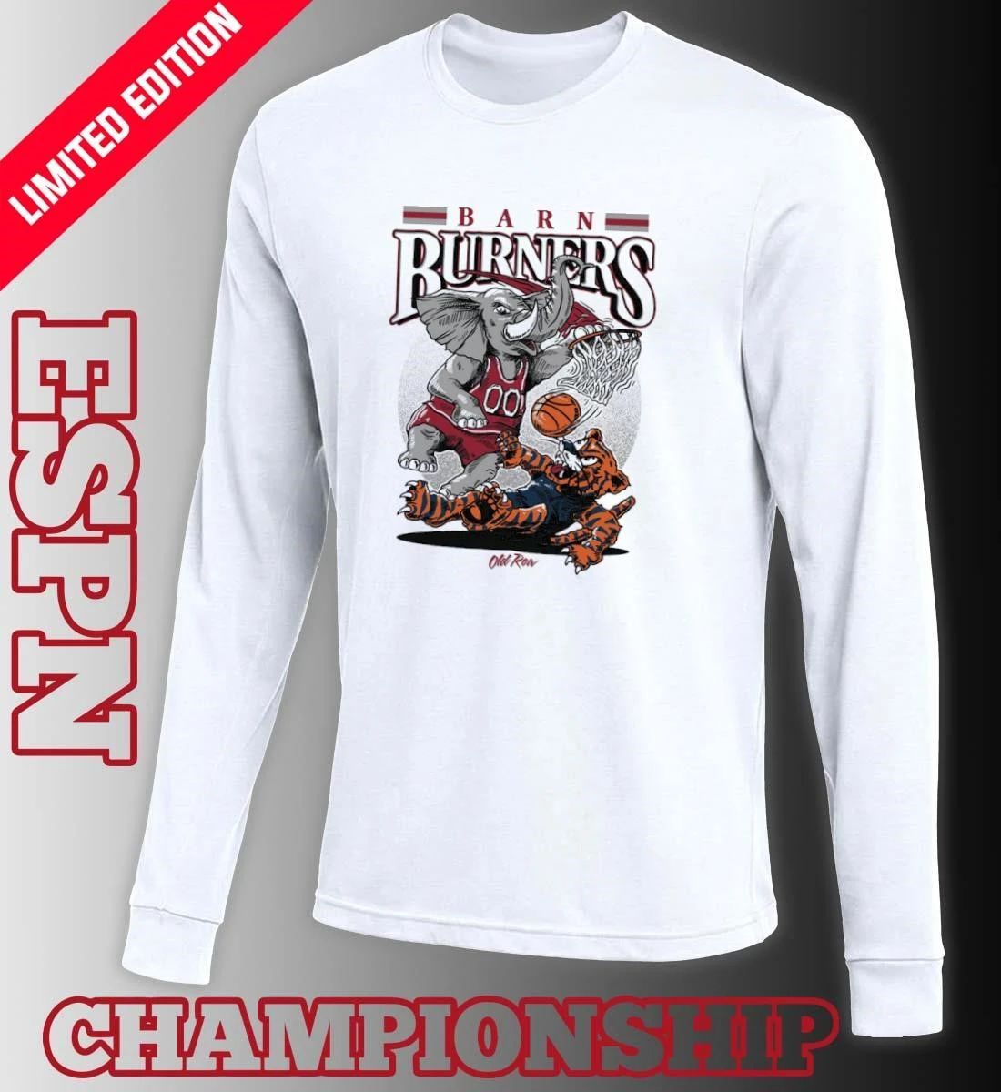 Alabama Basketball Barn Burners Beat Auburn Tigers Shirt