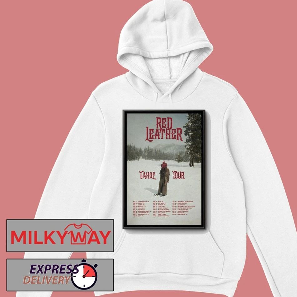 Poster Red Leather Tahoe World Tour 26 shirt