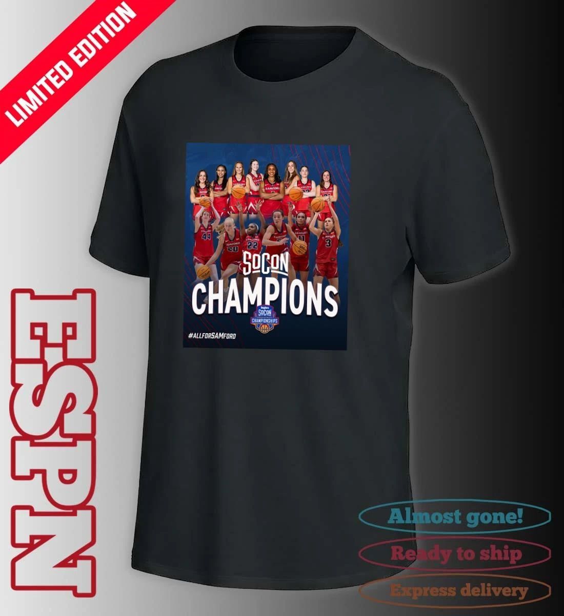 Samford Women’s Basketball Southern Conference Champions Poster Shirt