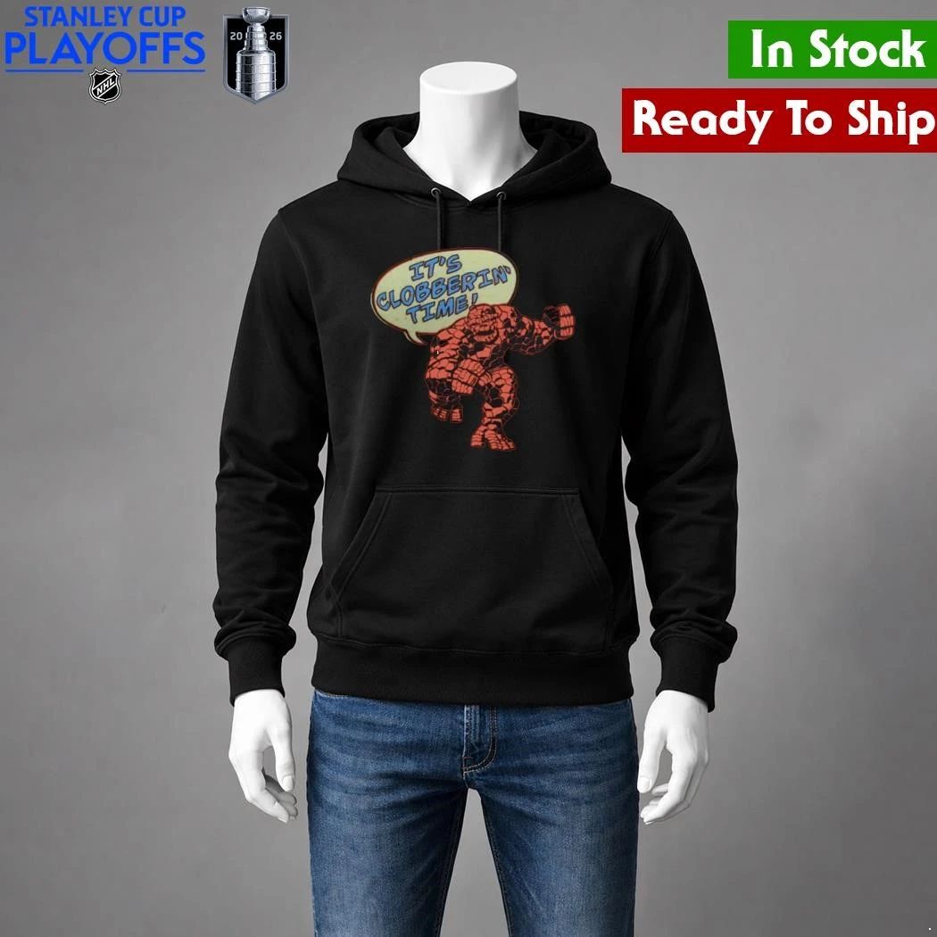 CM Punk Wearing It’s Clobberin Time Shirt