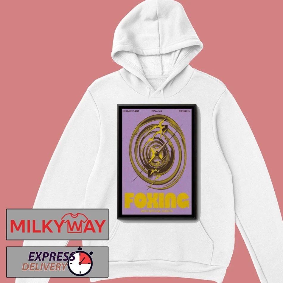 Foxing 04 Dec 2025 Chicago, IL, Thalia Hall Poster shirt