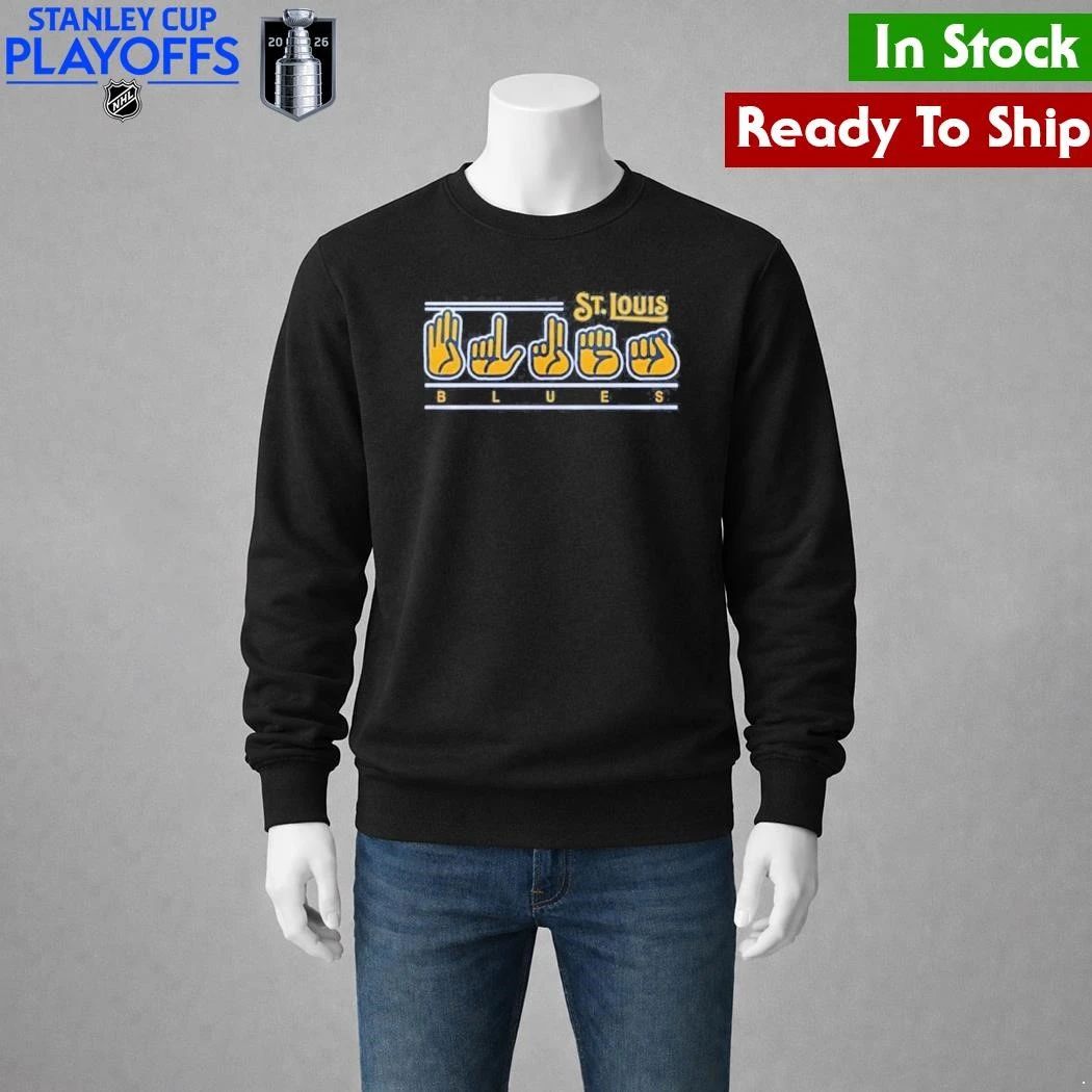 St. Louis Blues ASL Awareness Night Shirt