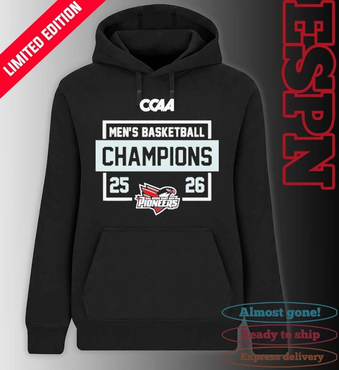 Cal State East Bay Pioneers CCAA Men’s Basketball Regular Season Champions Shirt