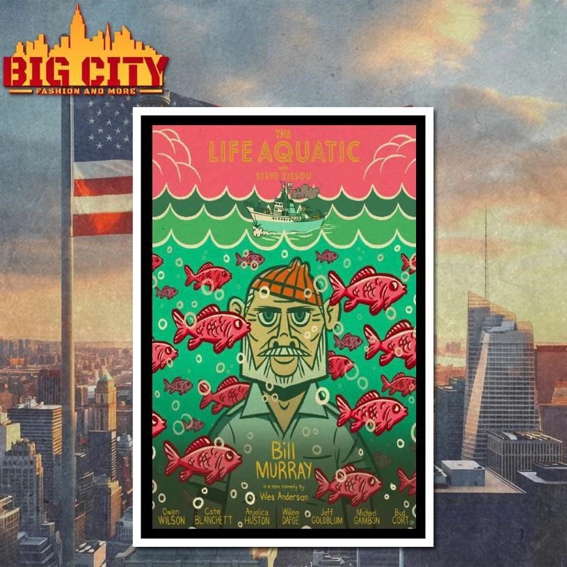 The Life Aquatic with Steve Zissou 2026 Print Poster Shirt