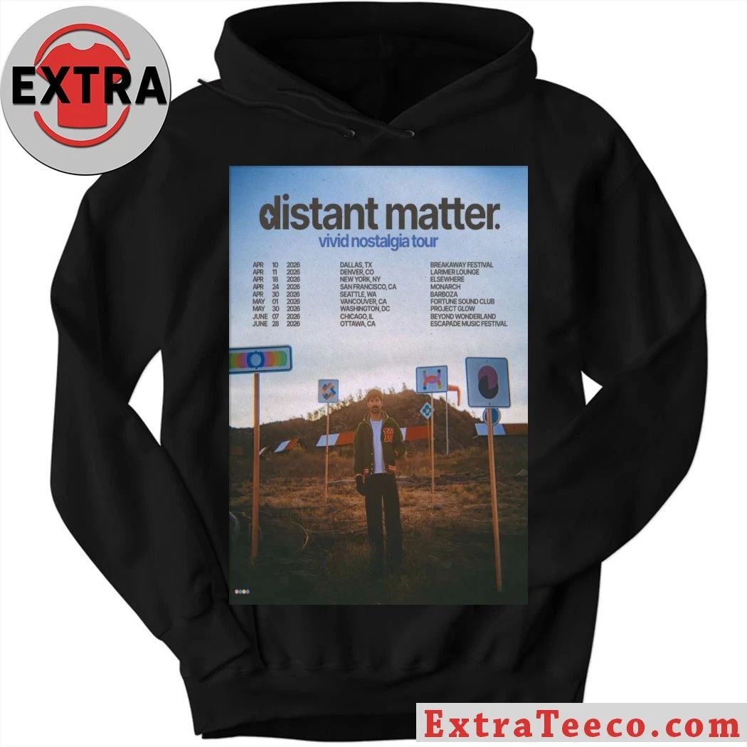 Distant Matter Vivid Nostalgia Tour 2026 Poster Shirt