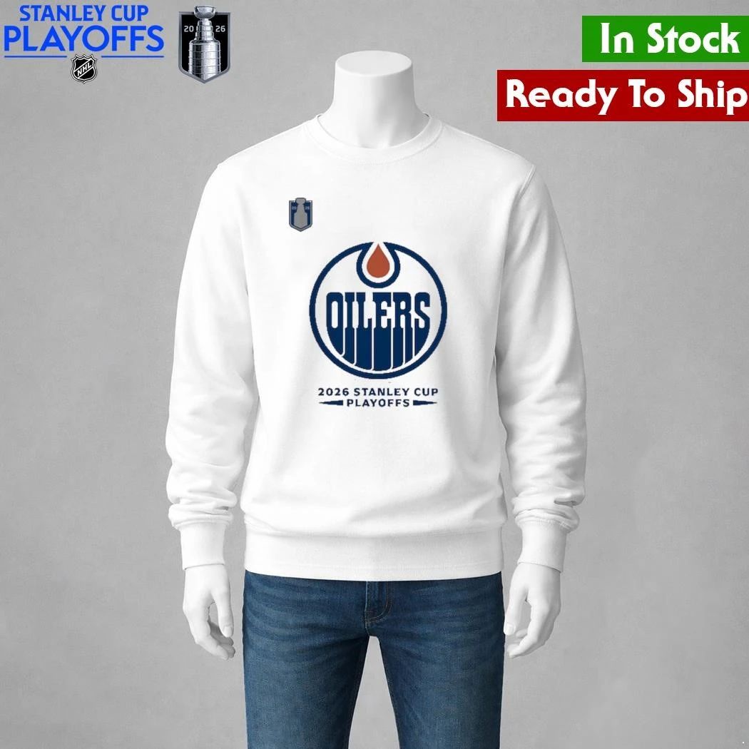 Edmonton Oilers 2026 Stanley Cup Playoffs Rink Performance Shirt