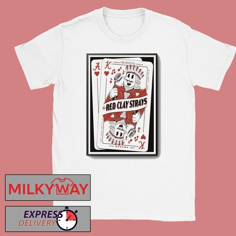 The Red Clay Strays Dec 4 2025 Las Vegas NV Poster shirt
