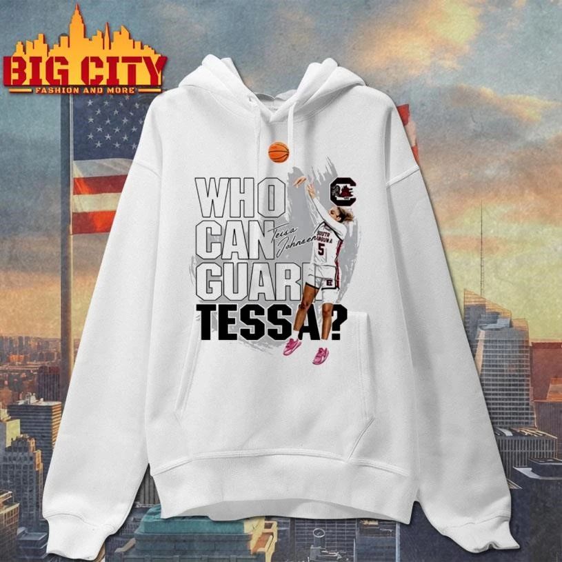 Back Chloe Kitts Wearing Who Can Guard Tessa Signature Shirt