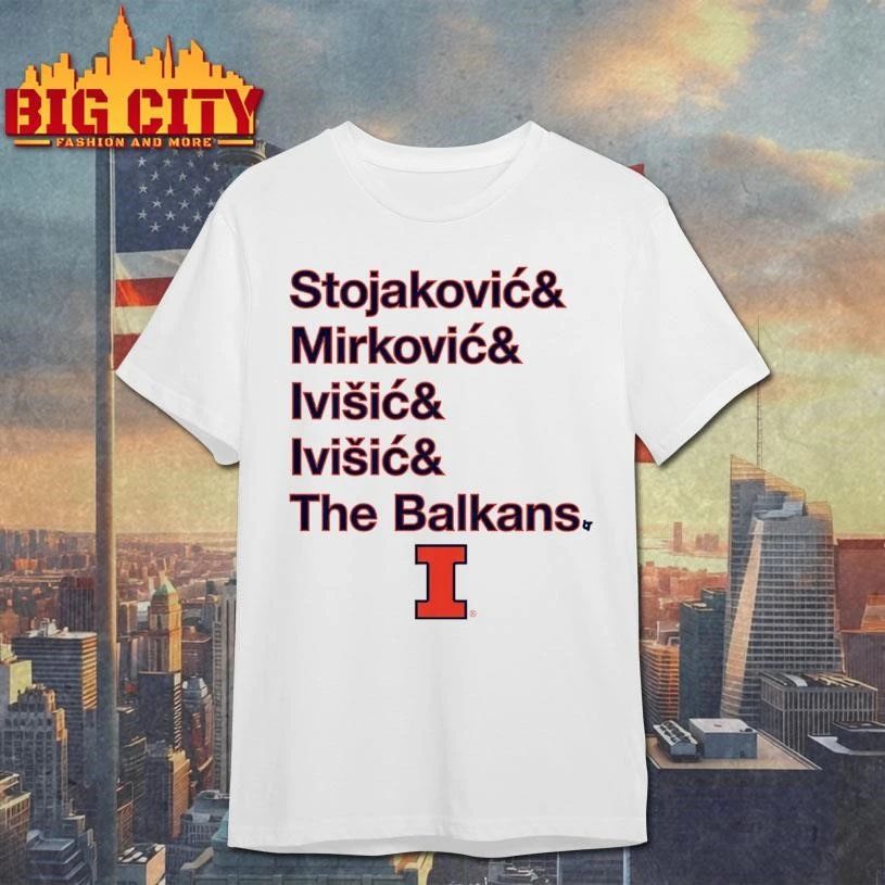 Illinois Basketball The Balkan Bloc Names Shirt
