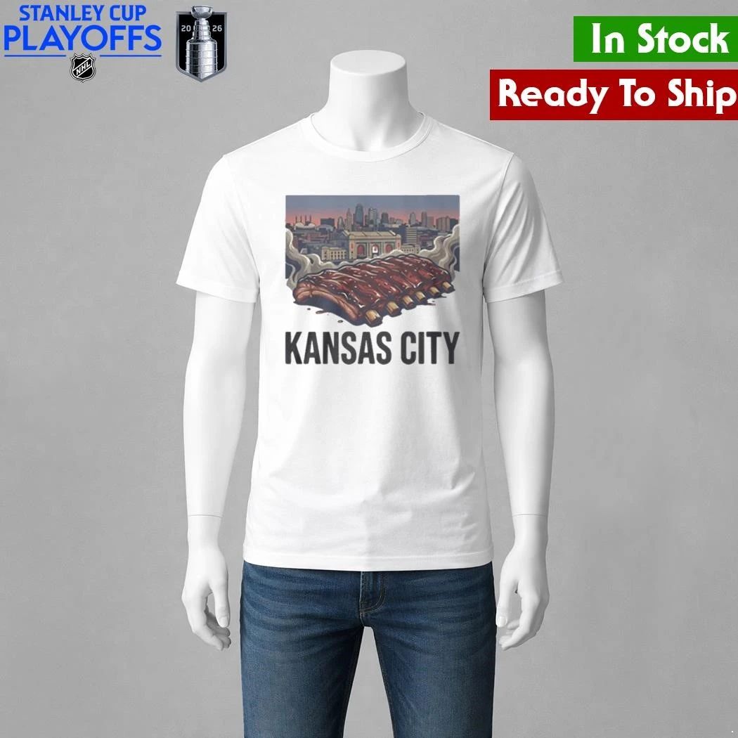 Kansas City Missouri BBQ Ribs Skyline Shirt