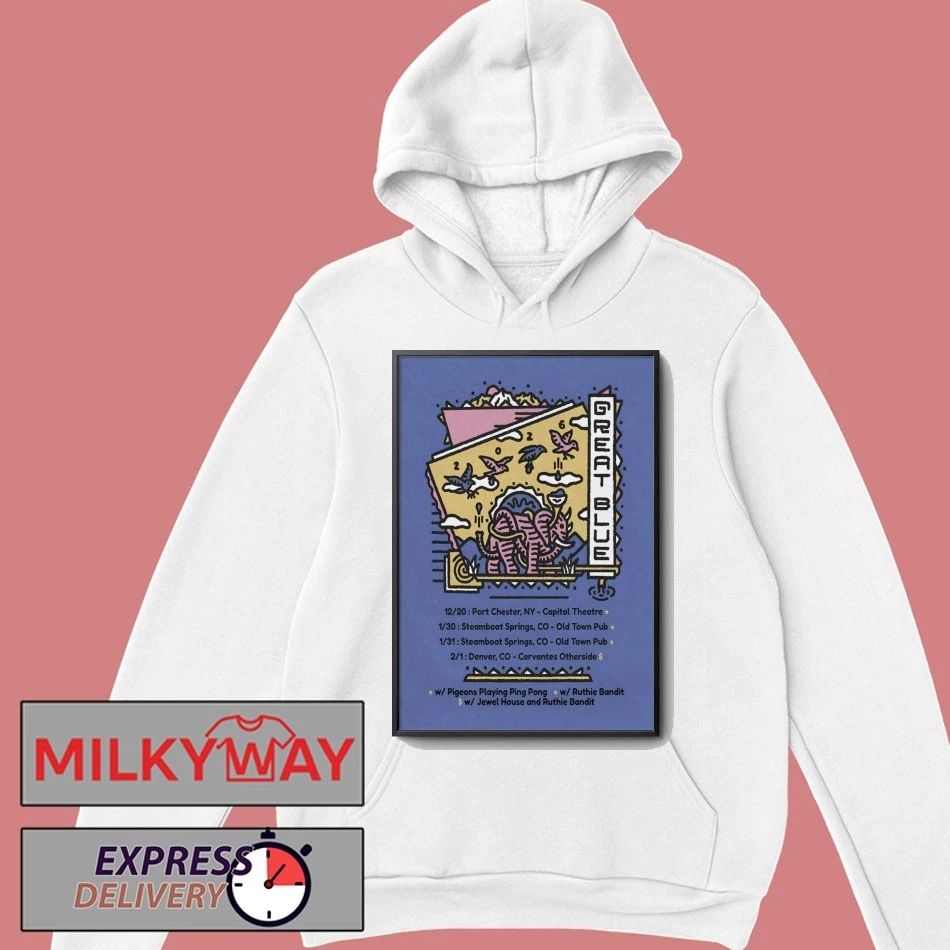 Great Blue Colorado Tour 2025-2026 Poster shirt