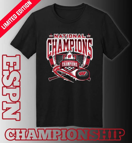 Wisconsin Men’s Ice Hockey NCAA National Champions Vintage Shirt