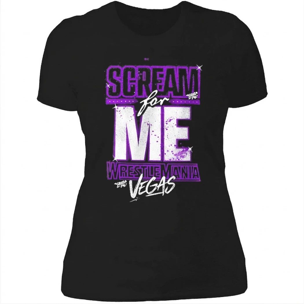 Paige Returns Scream Wrestlemania Vegas Shirt