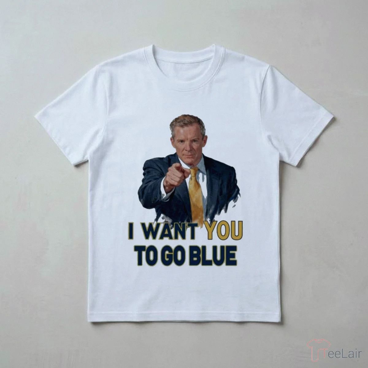 Dusty May I Want You To Go Blue Shirt